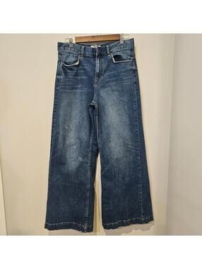 We The Free Bell Bottom Jeans Womens 28 Regular 30 Inseam Flare 33 Waist Boho